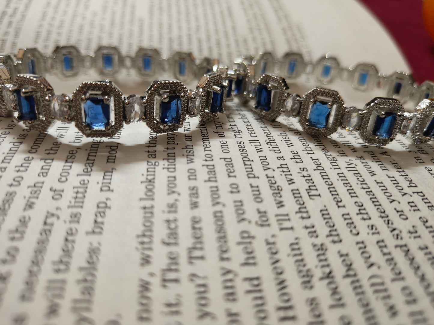 Beautiful and Classic AD bangles-royal blue-2.6